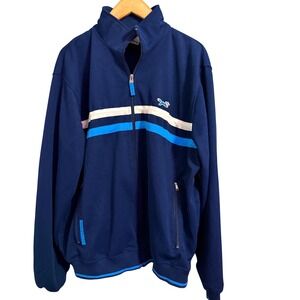RETRO FOX Track Jacket Full Zip Blue Athletic Sportswear‎ Retro Style Size XL